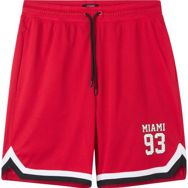 bermuda Terranova rosso con stampe