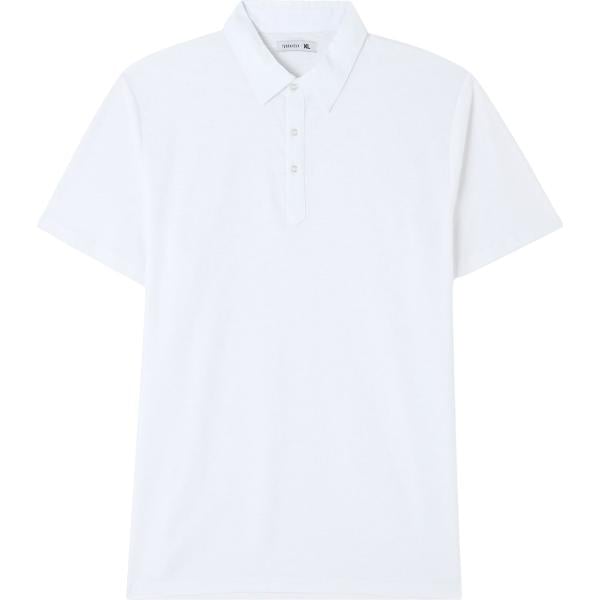 polo Terranova bianco tinta unita