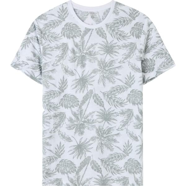 t-shirt Terranova bianco con stampe