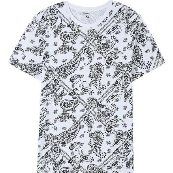 t-shirt Terranova bianco con stampe