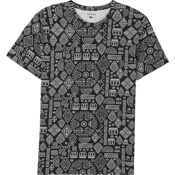 t-shirt Terranova grigio con stampe