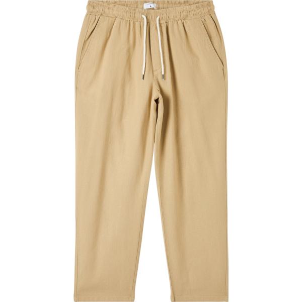 pantaloni Terranova marrone tinta unita