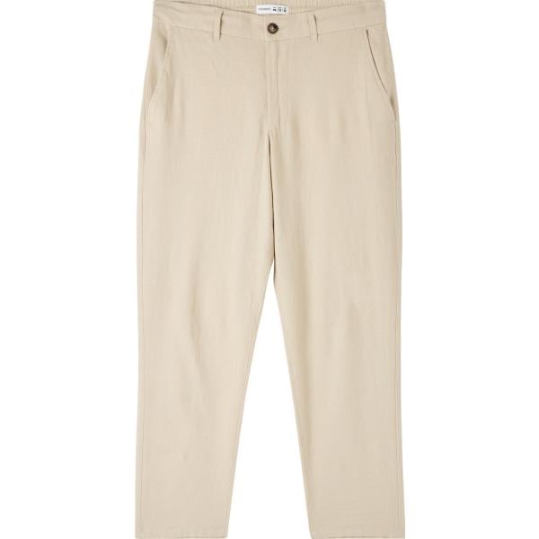 pantaloni Terranova bianco tinta unita