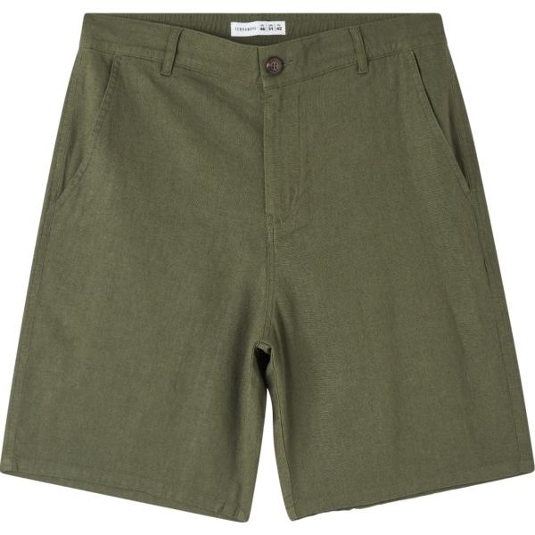 shorts Terranova verde tinta unita