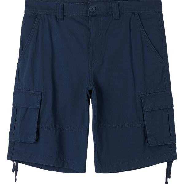 pantaloni corti Terranova blu tinta unita