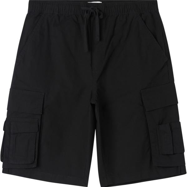 pantaloni corti Terranova nero tinta unita