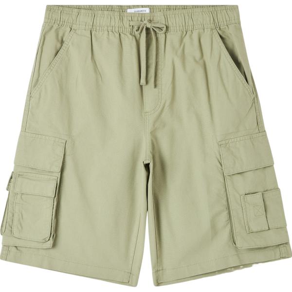 pantaloni corti Terranova marrone tinta unita