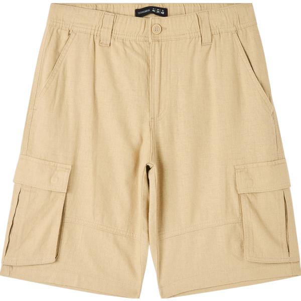 pantaloni corti Terranova marrone tinta unita