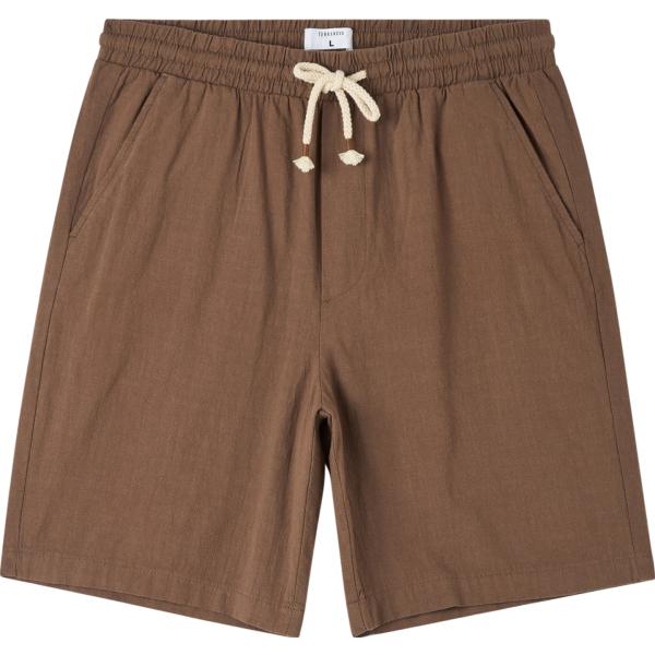 shorts Terranova marrone tinta unita