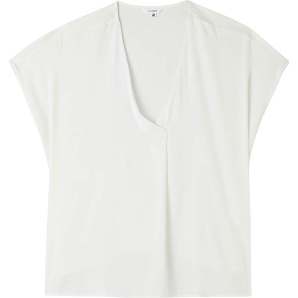 bluse Terranova bianco tinta unita