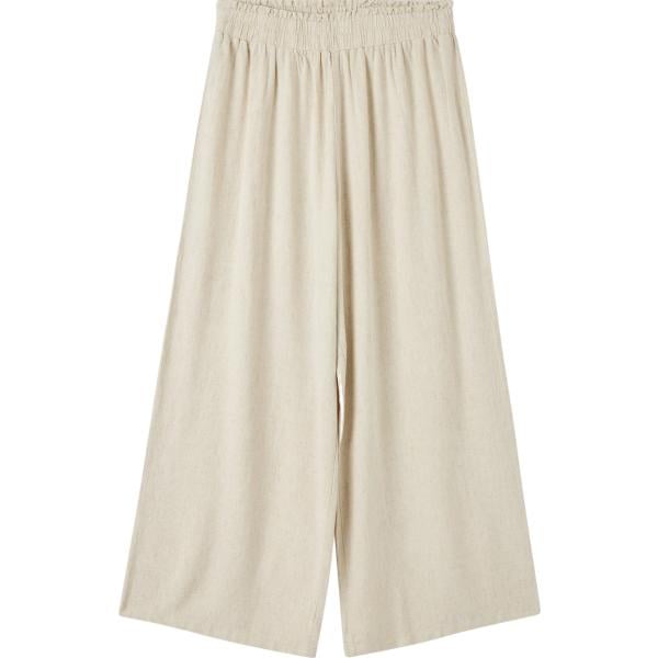 pantaloni Terranova bianco tinta unita