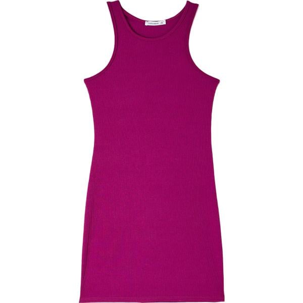 vestiti a tubino Terranova rosso tinta unita