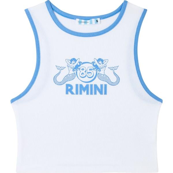 canottiere Terranova bianco con stampe