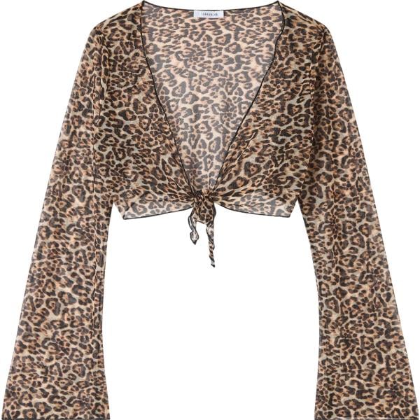 bolero Terranova marrone animalier