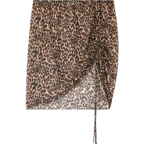 minigonne Terranova marrone animalier