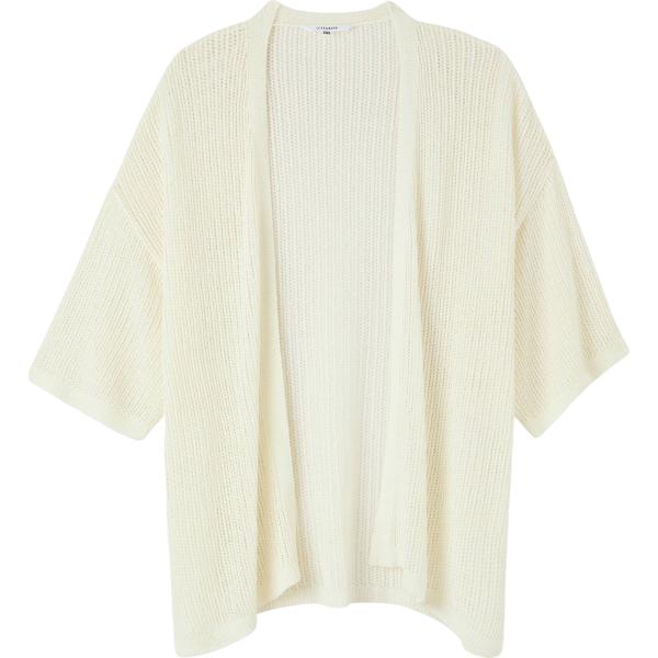 kimono Terranova bianco tinta unita