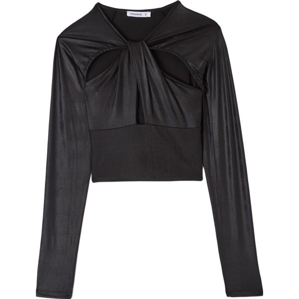 t-shirt Terranova nero