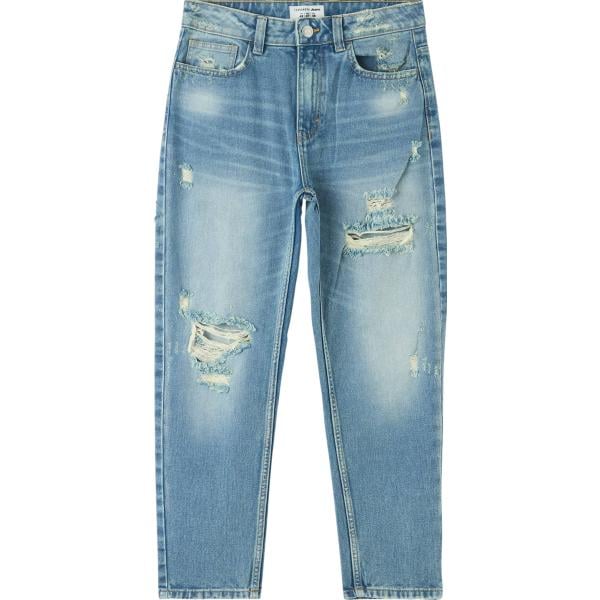 jeans mom Terranova blu