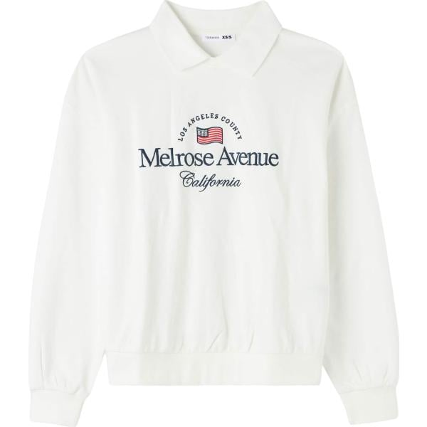 felpe Terranova bianco con stampe