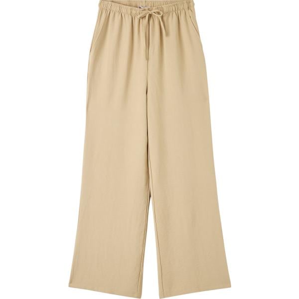 pantaloni Terranova marrone tinta unita
