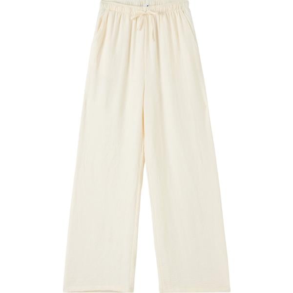pantaloni Terranova bianco tinta unita