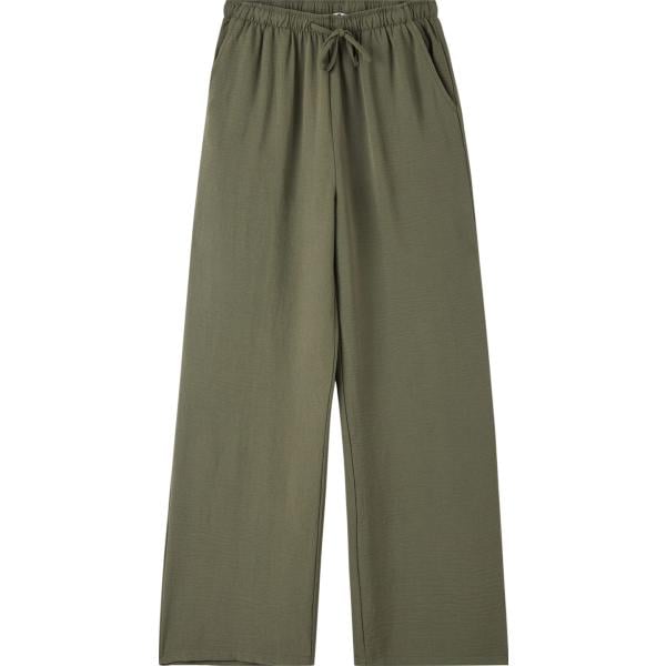 pantaloni Terranova verde tinta unita