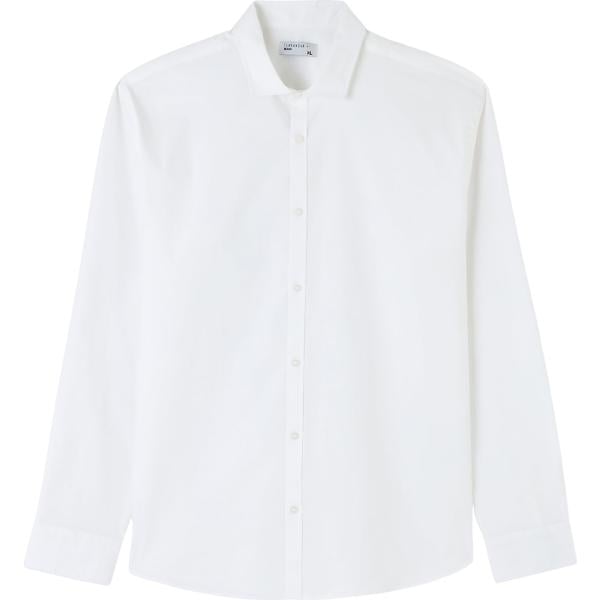 camicie Terranova bianco tinta unita