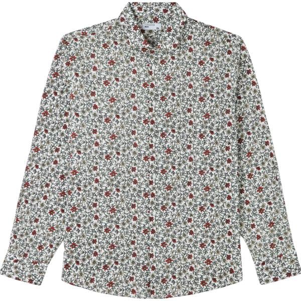 camicie Terranova bianco a fiori