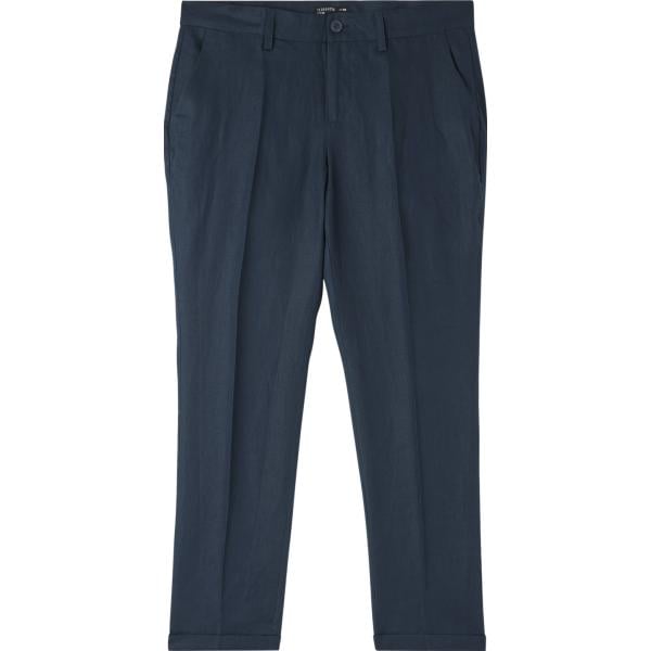pantaloni chino Terranova nero tinta unita