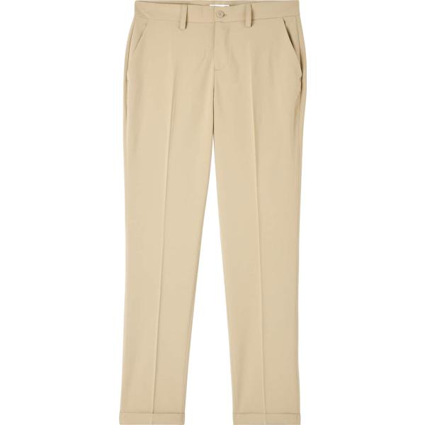 pantaloni chino Terranova marrone tinta unita
