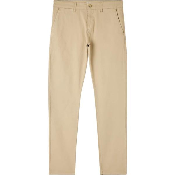 pantaloni chino Terranova marrone tinta unita