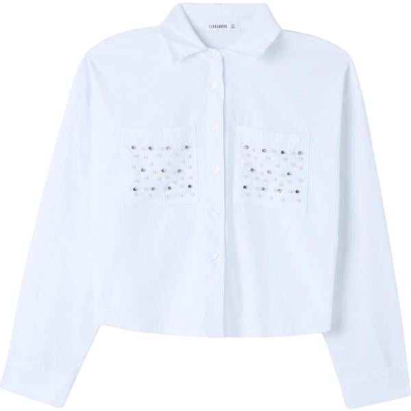 camicie Terranova bianco tinta unita