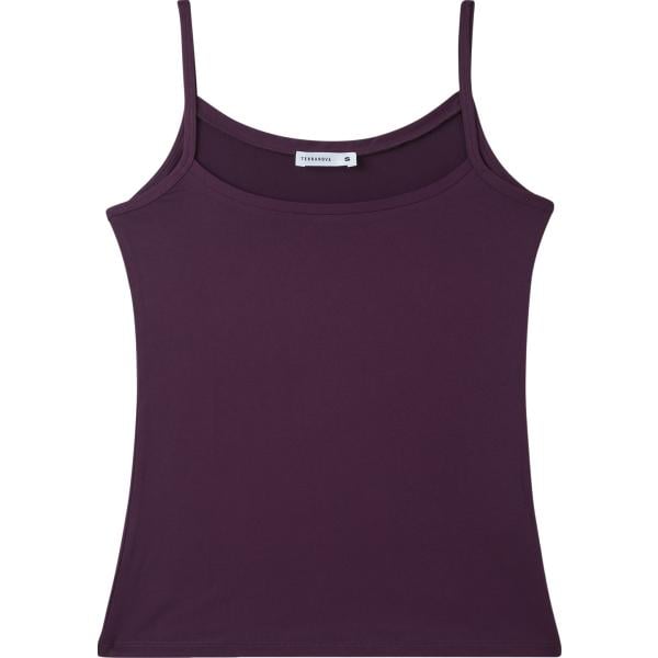 top Terranova viola tinta unita