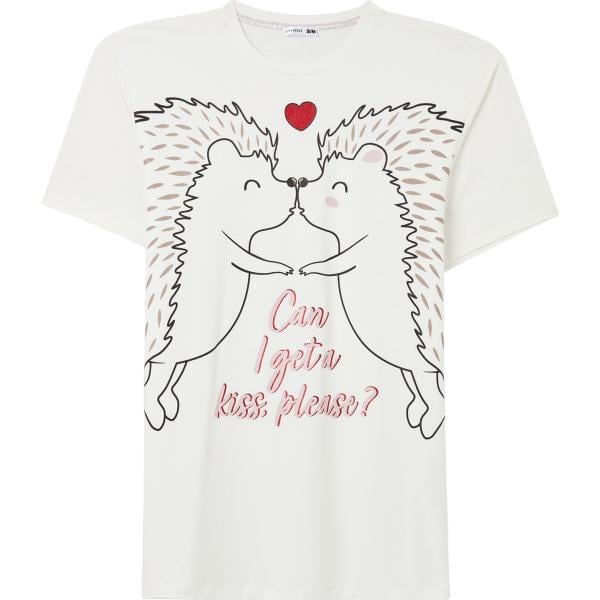 pigiama Terranova bianco con stampe