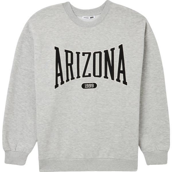 felpe Terranova grigio con stampe