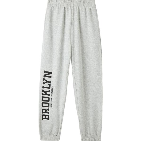 pantaloni sportivi Terranova grigio con stampe