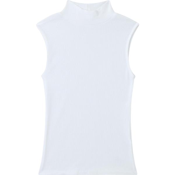 top Terranova bianco tinta unita
