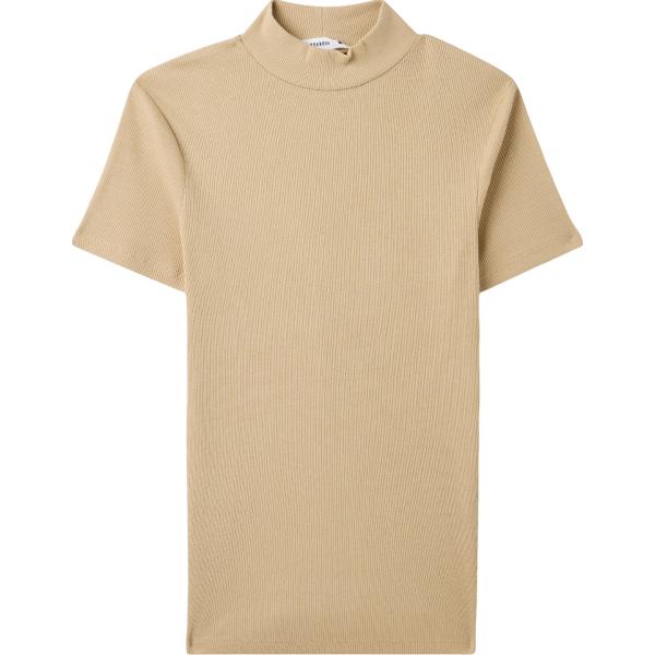 t-shirt Terranova marrone tinta unita