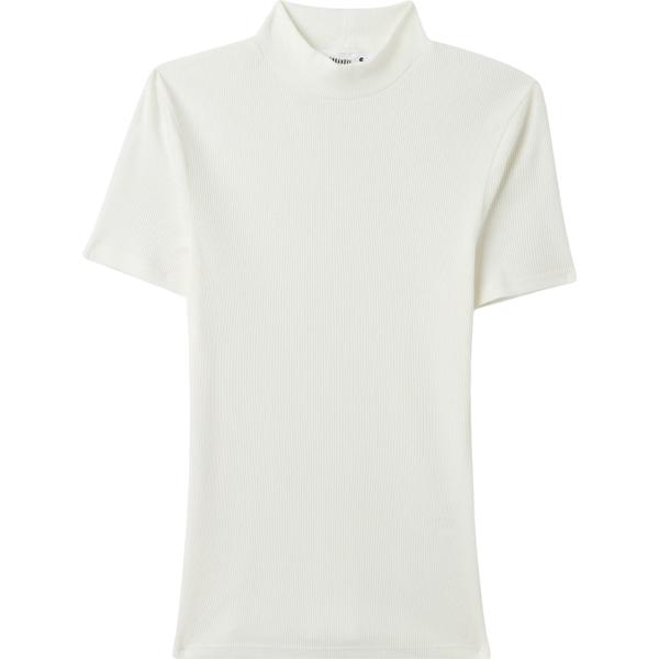 t-shirt Terranova bianco tinta unita