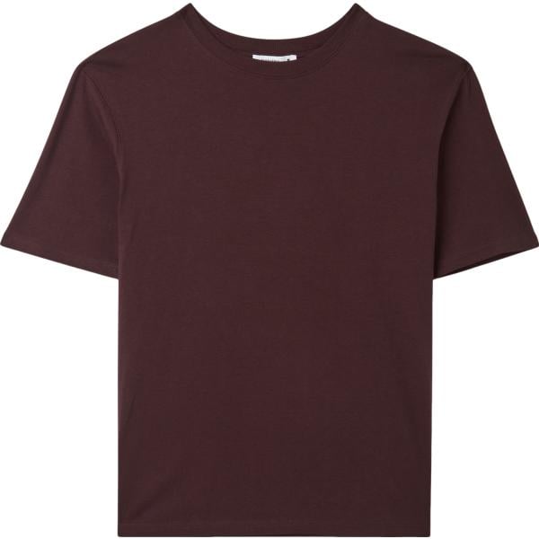 t-shirt Terranova marrone tinta unita