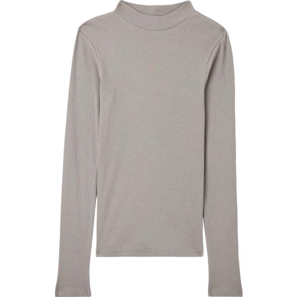 t-shirt Terranova grigio tinta unita