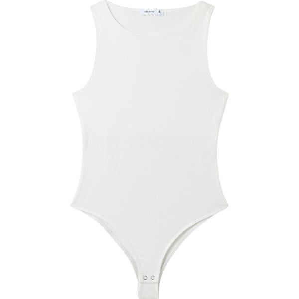 body Terranova bianco tinta unita