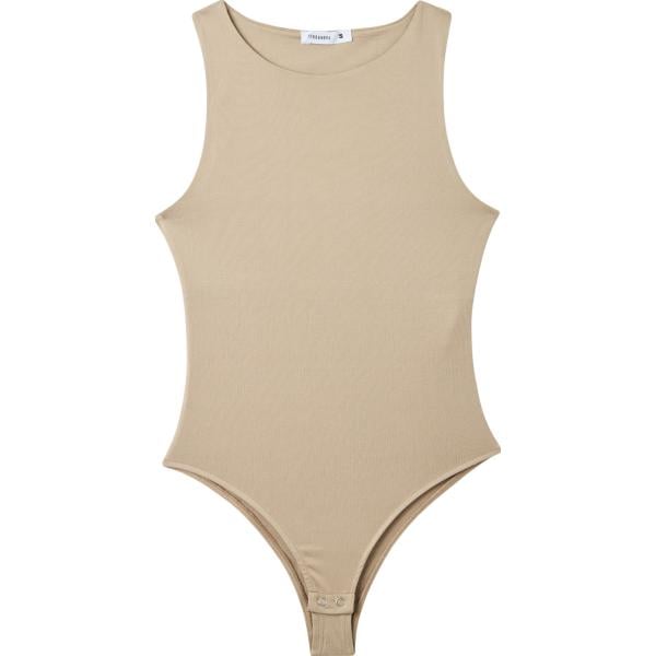 body Terranova marrone tinta unita