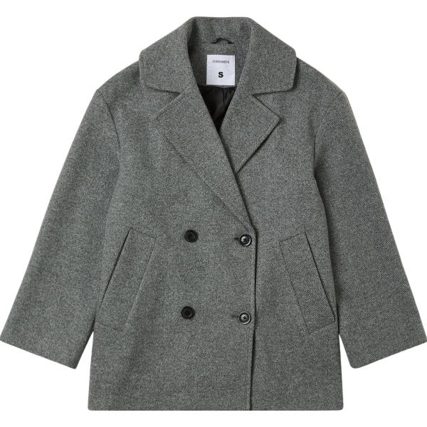 caban Terranova grigio tinta unita