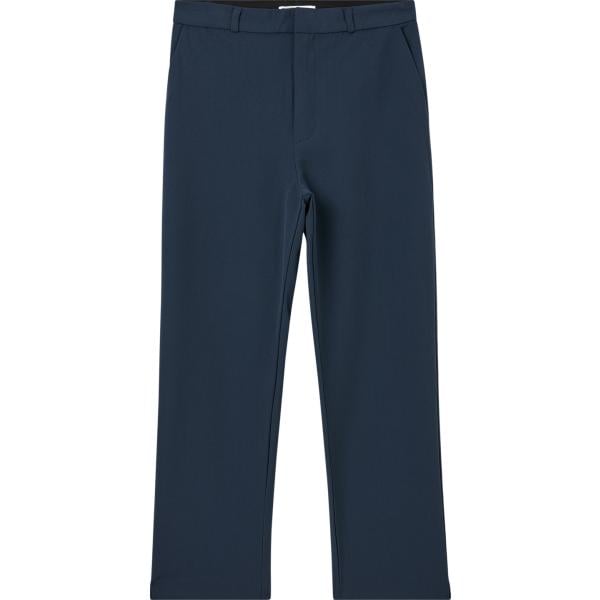 pantaloni chino Terranova blu tinta unita