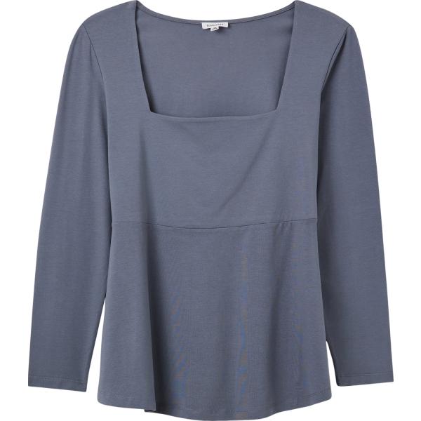 t-shirt Terranova grigio tinta unita