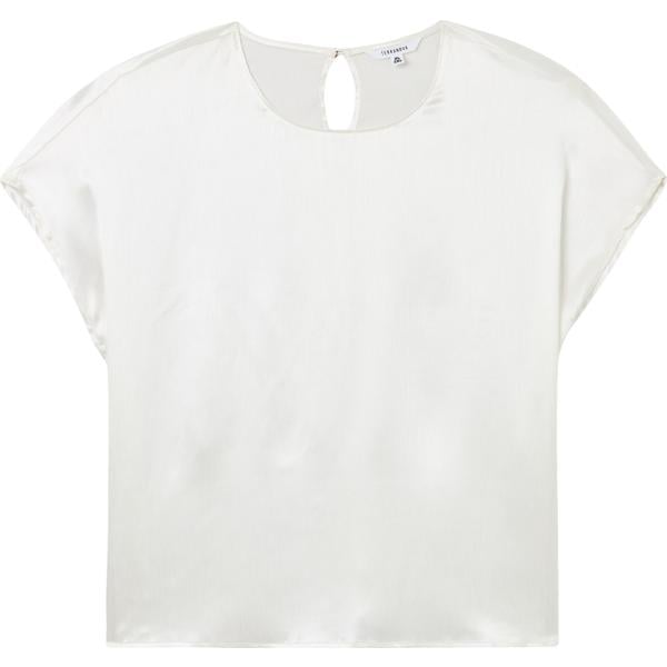 bluse Terranova bianco tinta unita