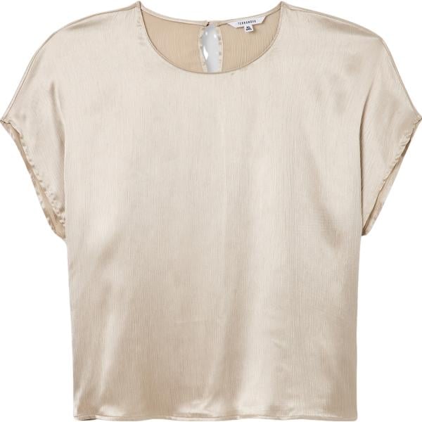 bluse Terranova bianco tinta unita