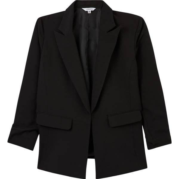blazer Terranova nero tinta unita