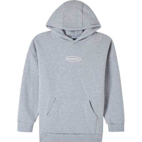 felpe con cappuccio Terranova grigio con stampe